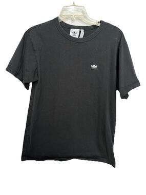 Adidas Shmoofoil Shirt Mens Medium Black Skateboarding Ghost Graphic Tee EC7373